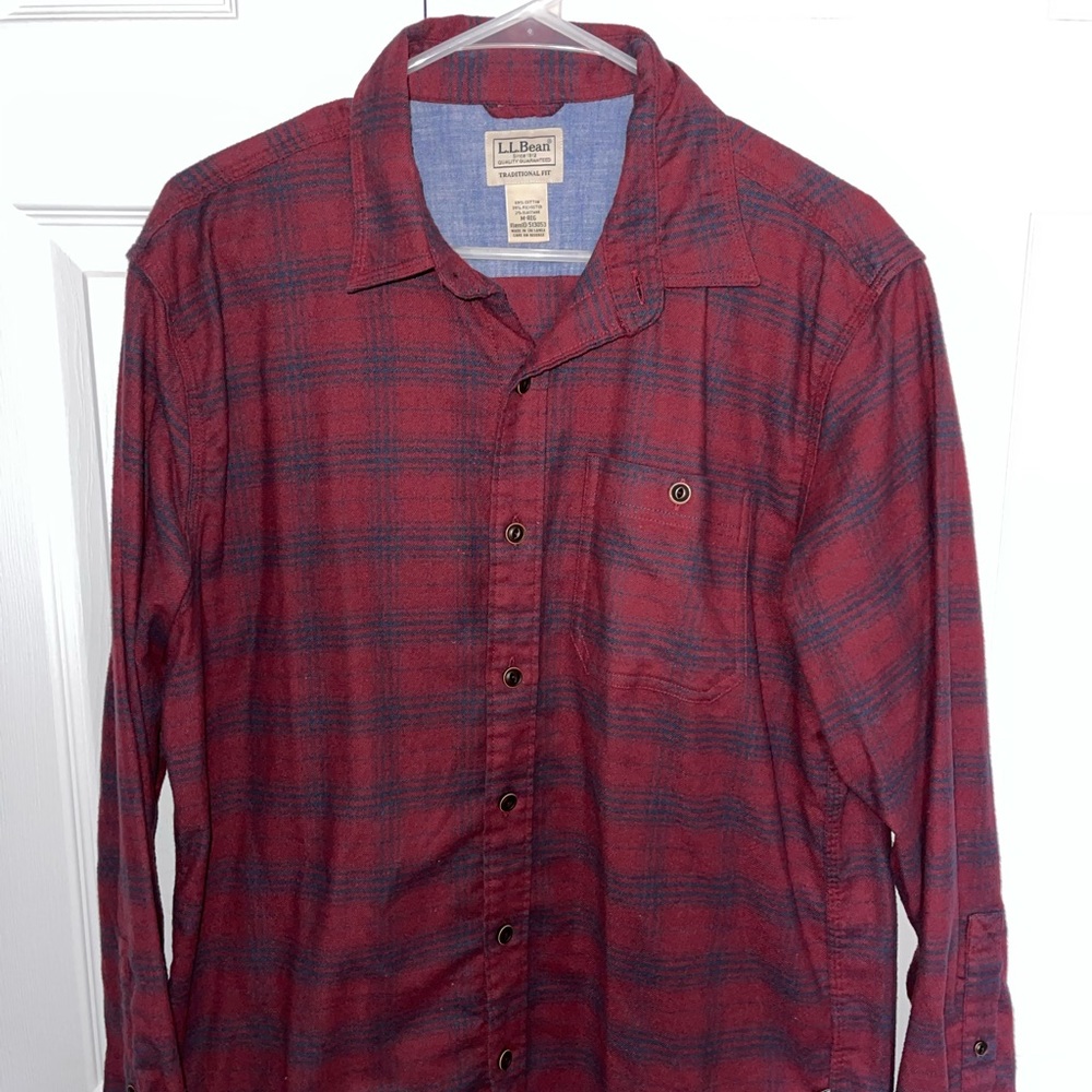 L.L. Bean Men’s Plaid Flannel